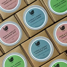 Load image into Gallery viewer, Shampoo Bars - Pear & Vanilla, Citrus & Honey, Herbal Fresh