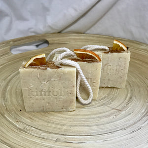 Orange Spice Soap on a Rope
